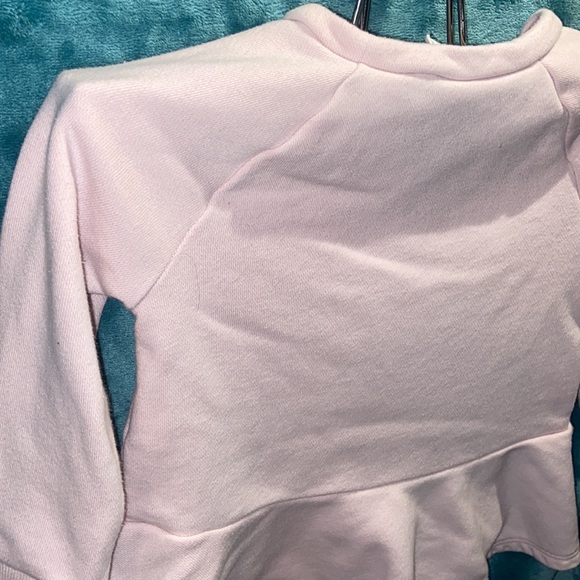 BUNDLE DISCOUNTS! 18-24mo light Pink Baby Gap Mermaid Peplum Sweater Shirt Girls - Picture 9 of 9